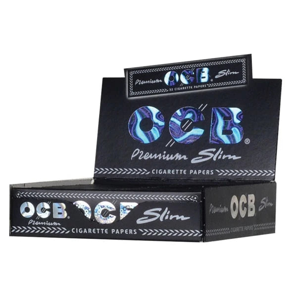 OCB Premium Rolling Papers | King Size Slim | 24pk Display