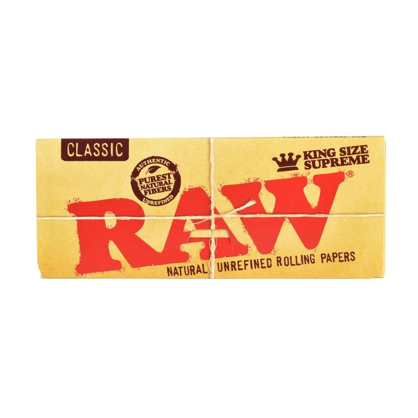 RAW Classic Rolling Papers | King Size Supreme | 24pk Display