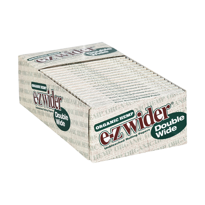 EZ Wider Organic Hemp Rolling Papers | 24pc | 24pk Display