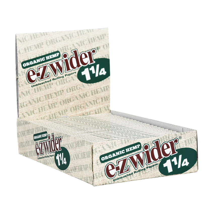 EZ Wider Organic Hemp Rolling Papers | 24pc | 24pk Display