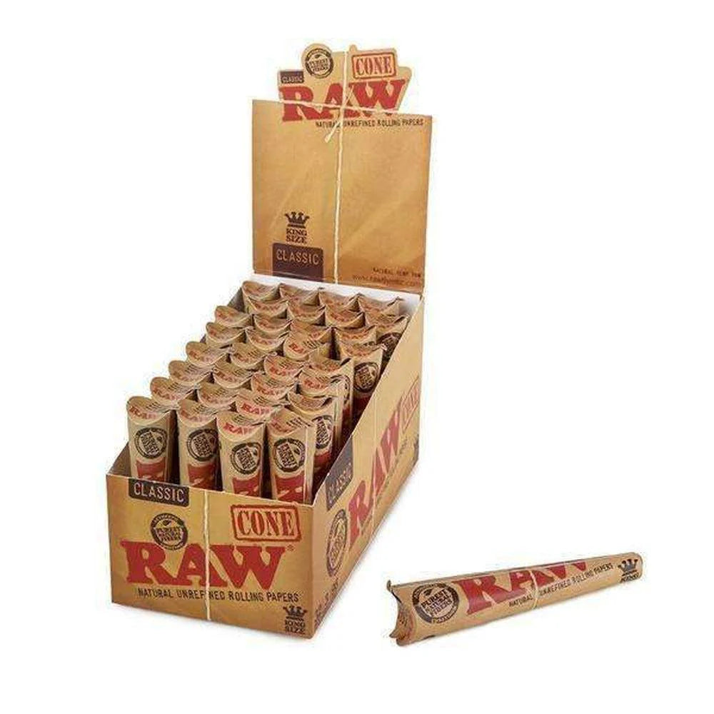 RAW Classic Cones | King Size | 3pc | 32pk Display