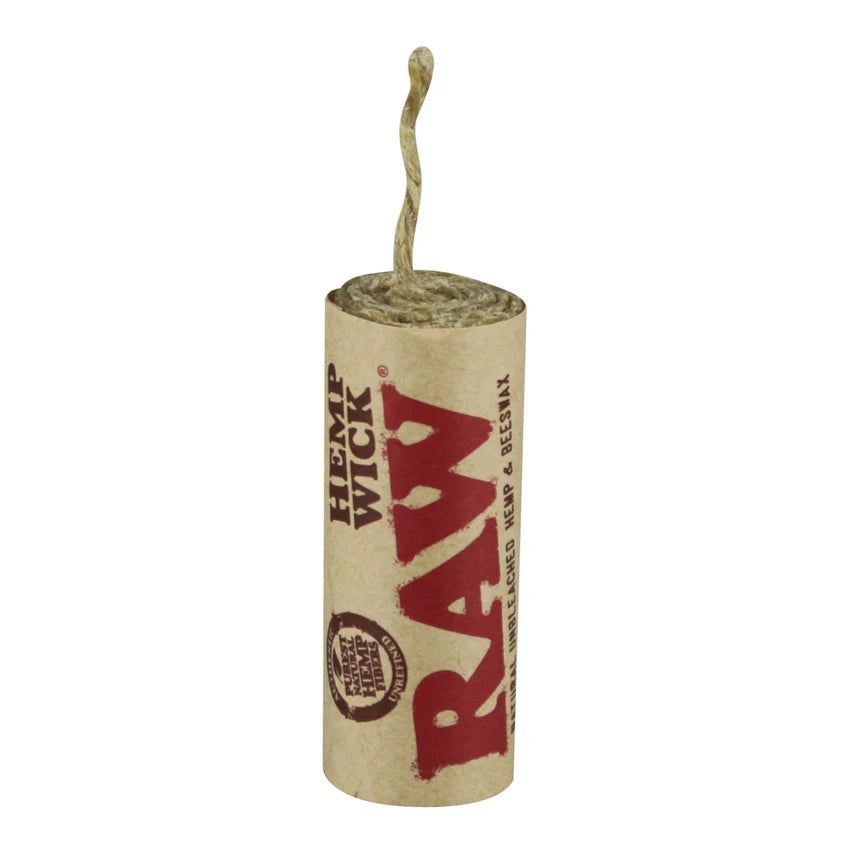 RAW Natural Hemp Wick Roll | 20ft | 20ct Display