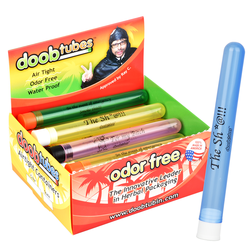 Doob Tubes Pre-Roll Large Container | Assorted Designs | 25ct Display