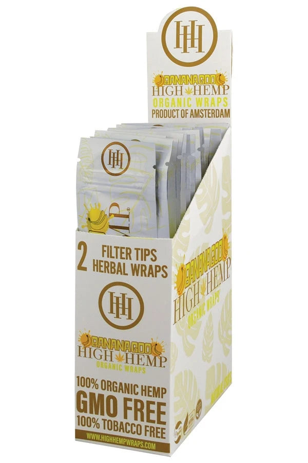High Hemp Organic CBD Wraps | 25pc Display