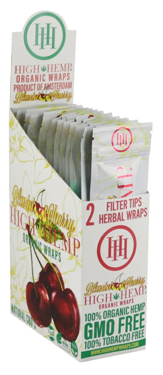 High Hemp Organic CBD Wraps | 25pc Display