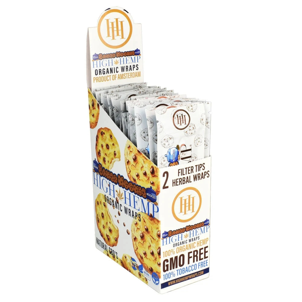 High Hemp Organic CBD Wraps | 25pc Display