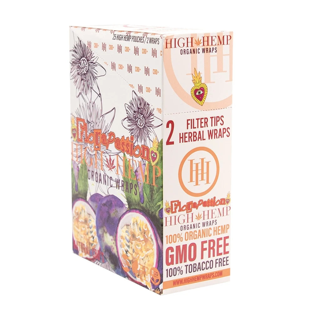 High Hemp Organic CBD Wraps | 25pc Display