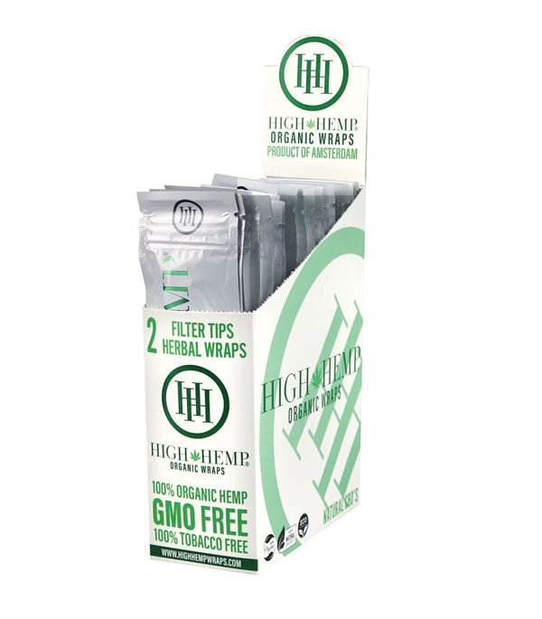 High Hemp Organic CBD Wraps | 25pc Display