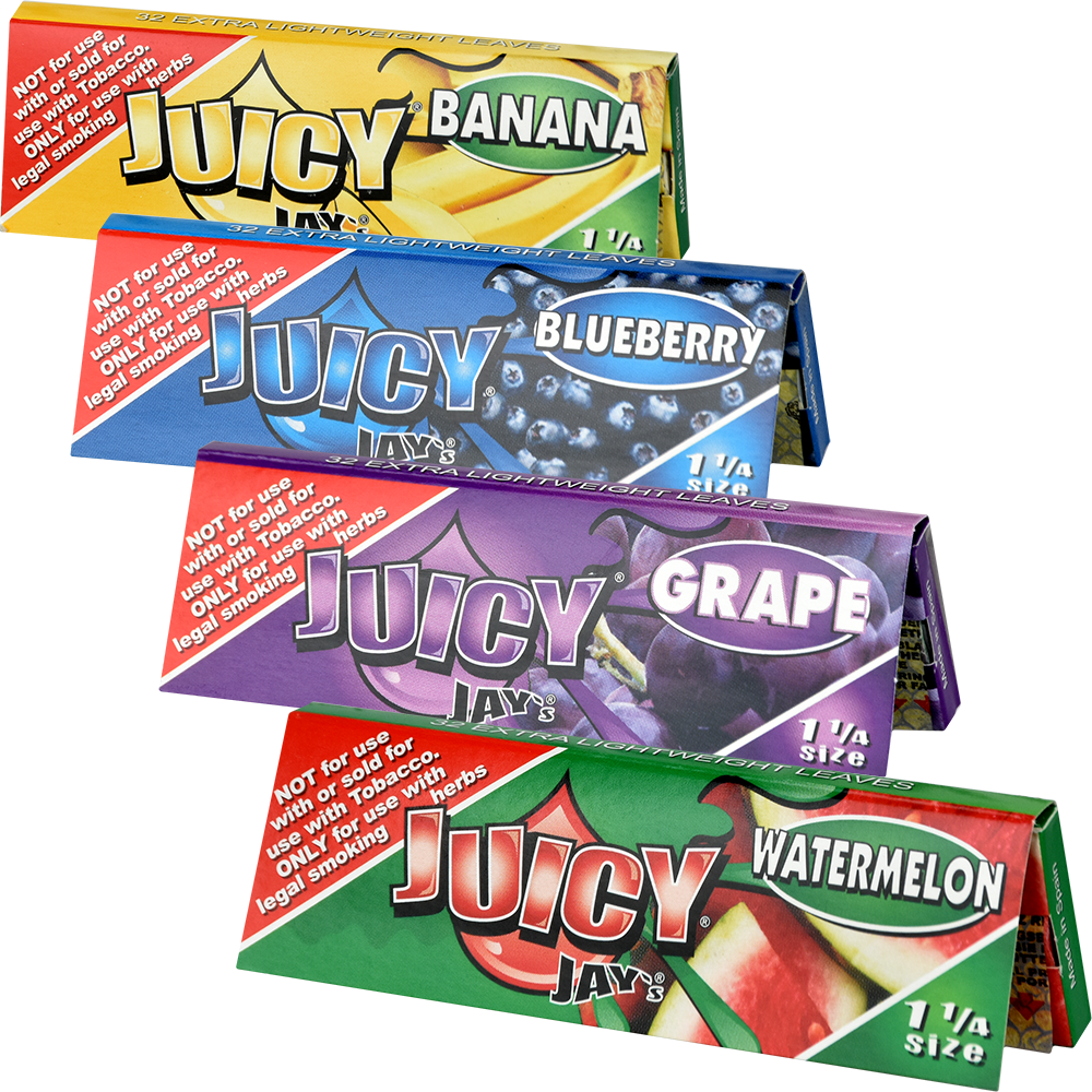 Juicy Jay's Flavored Rolling Papers | 1 1/4 | 24pk Display