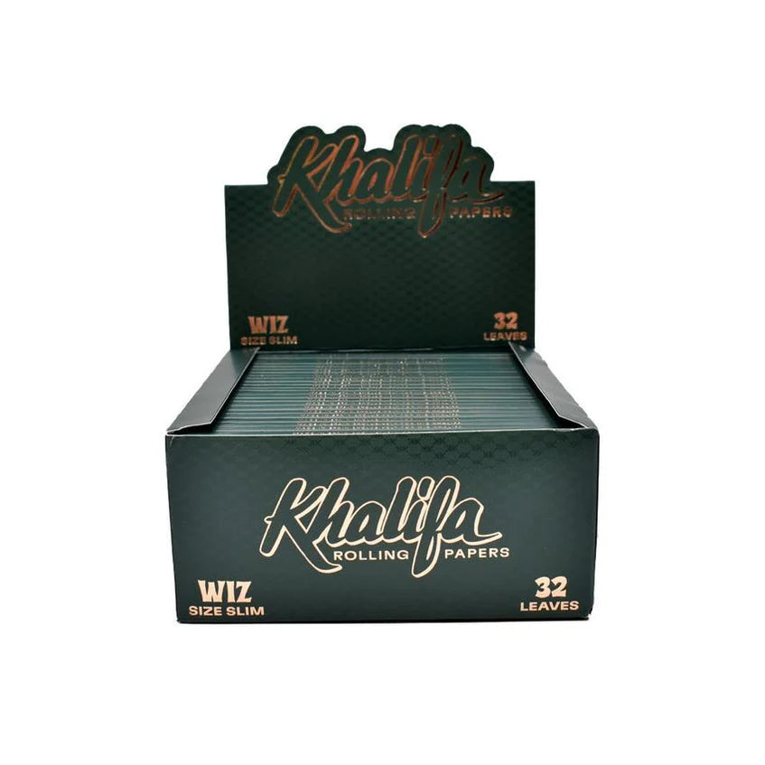 Khalifa Rolling Papers | Wiz Size Slim | 50pk Display