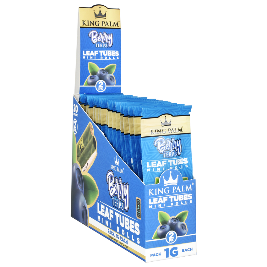 King Palm Hand Rolled Leaf | 2pc | Mini | 20pk Display