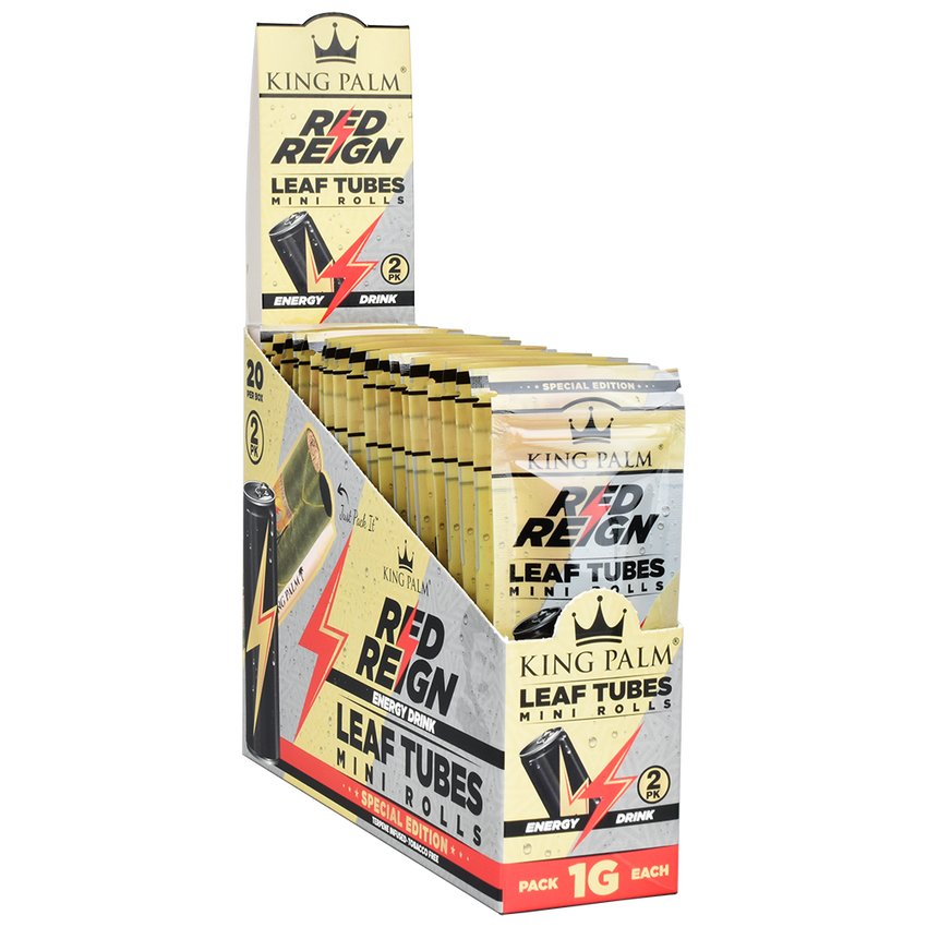 King Palm Hand Rolled Leaf | 2pc | Mini | 20pk Display