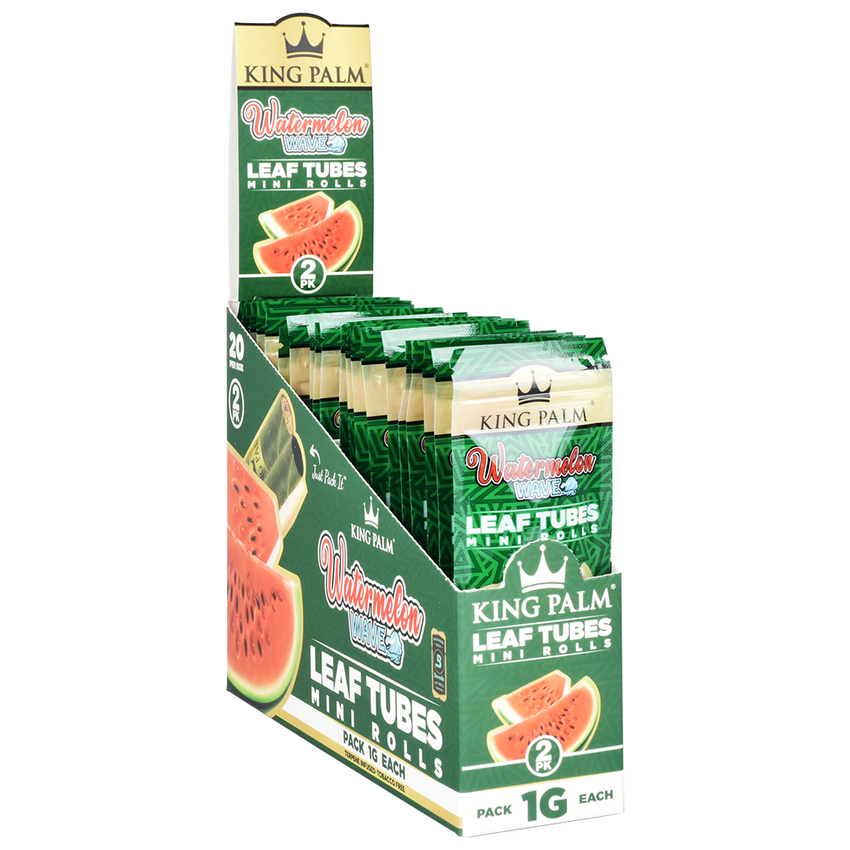 King Palm Hand Rolled Leaf | 2pc | Mini | 20pk Display