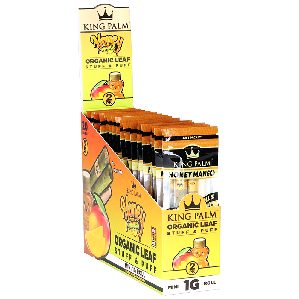 King Palm Hand Rolled Leaf | 2pc | Mini | 20pk Display