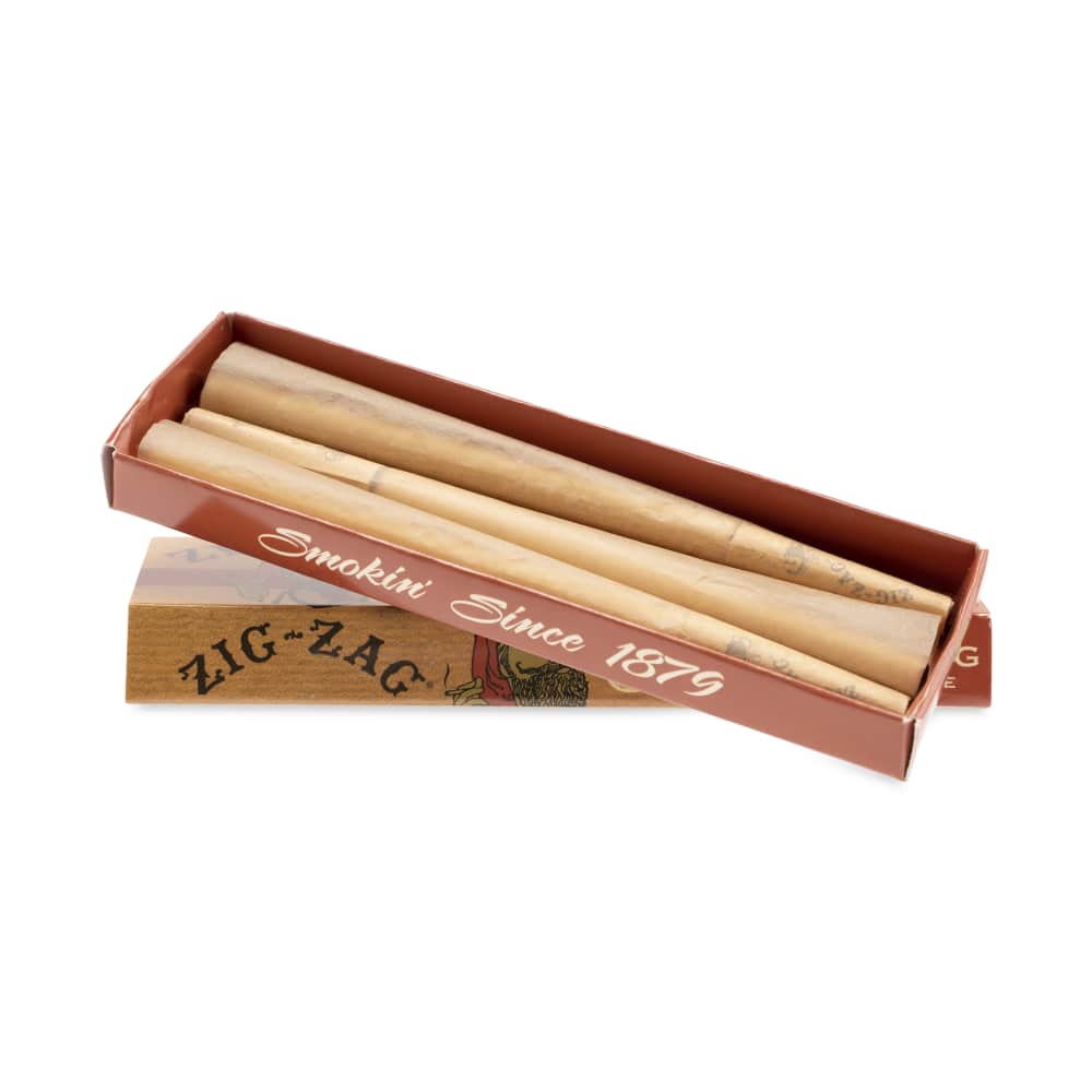 Zig Zag Unbleached Cones | King Size | 3pc | 1pk | 3 Cones per Pack