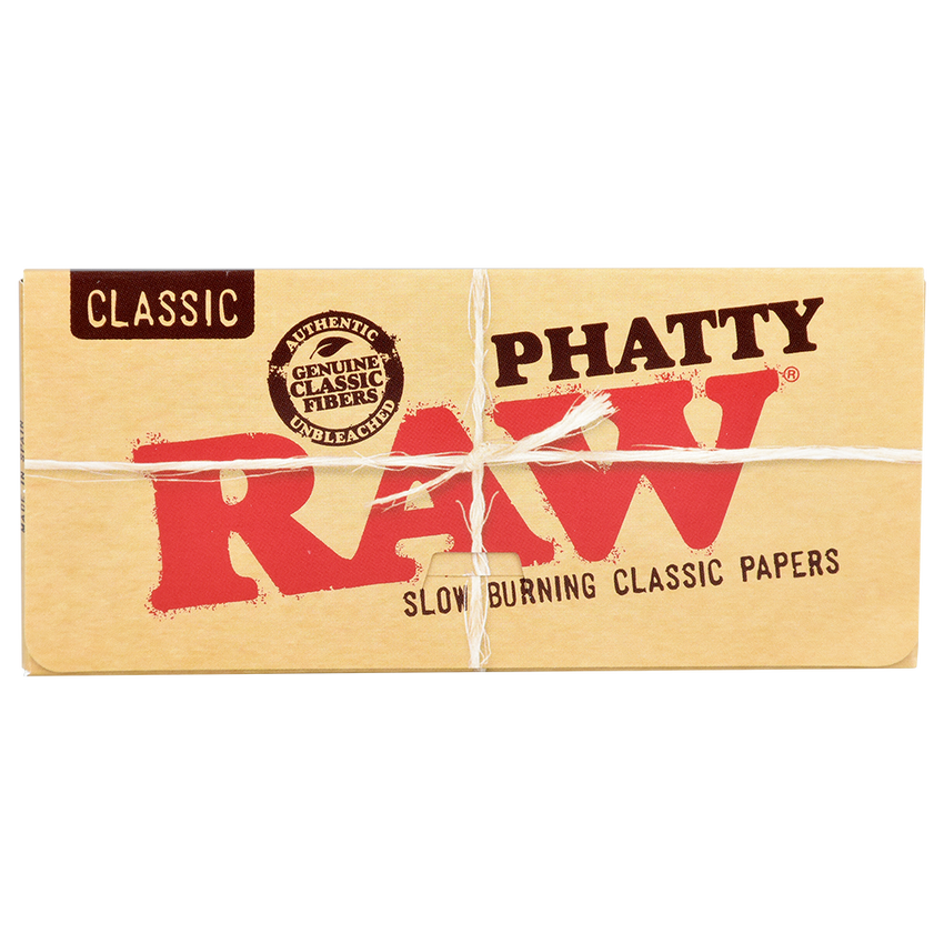 RAW Classic Rolling Papers | Phatty | 32pc | 24pk Display