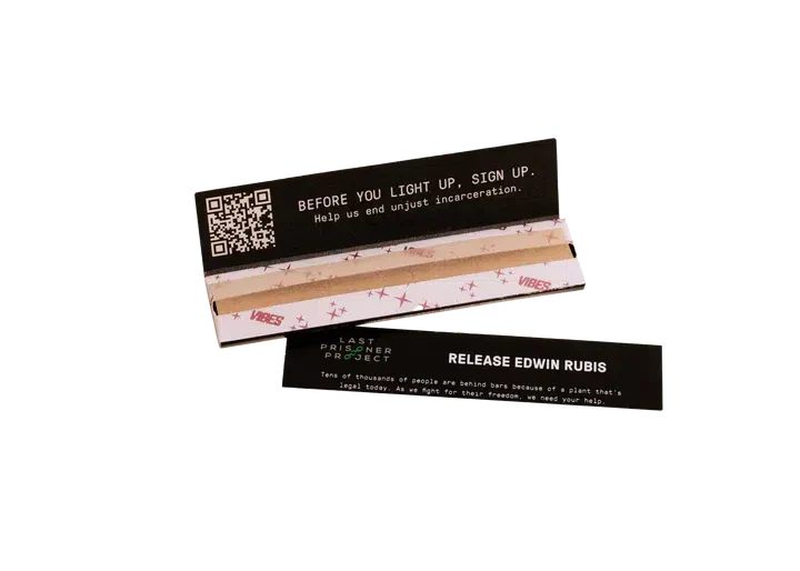 VIBES Ultra Thin Rolling Papers | King Size | 50pk Display