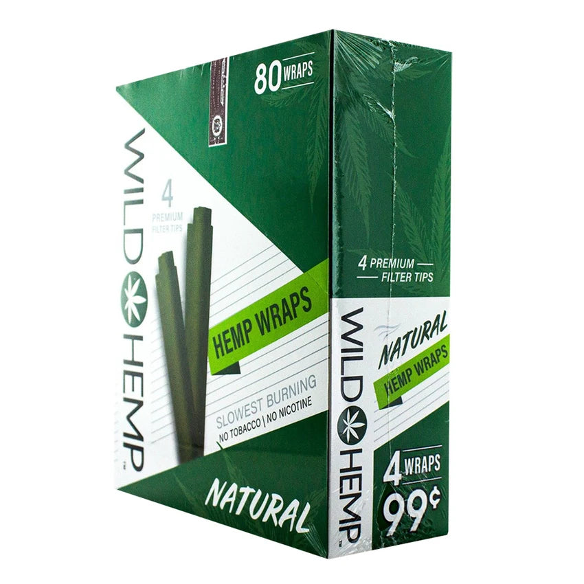 Wild Hemp Hemp Wraps | 4pc | 20pk Display