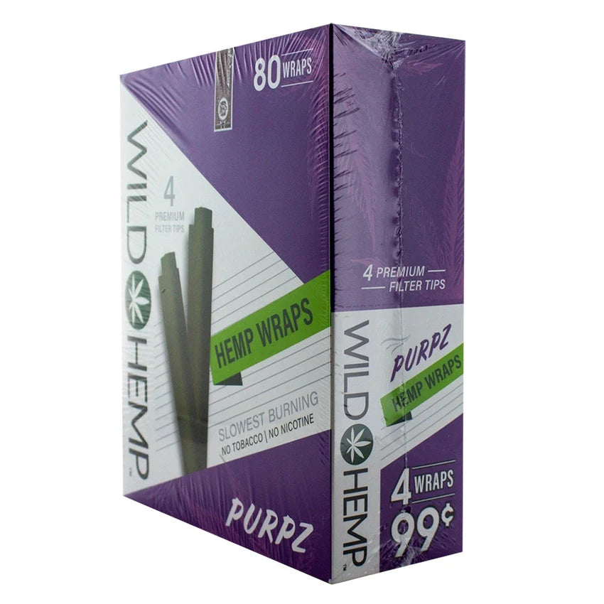 Wild Hemp Hemp Wraps | 4pc | 20pk Display