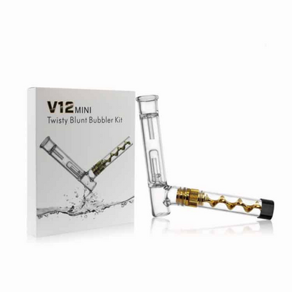 V12 Twisty Glass Blunt Bubbler Kit
