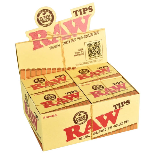 RAW Pre-Rolled Tips | 21pc | 20pk Display