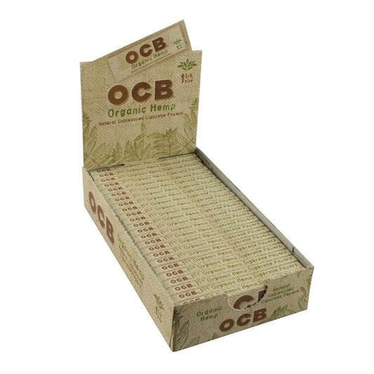 OCB Organic Hemp Rolling Papers | 1 1/4 | 24pk Display