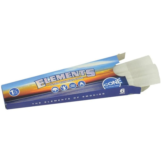 Elements Ultra Thin Rice Cones | 1 1/4 | 6pc | 30pk Display