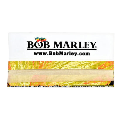 Bob Marley Unbleached Organic Hemp Rolling Papers - King Size - 50pk Display