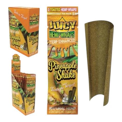 Juicy Terp Enhanced Hemp Wraps | 2pc | 25pk Display