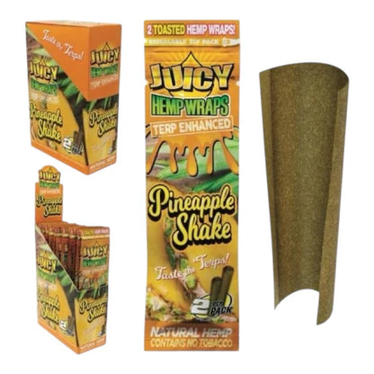 Juicy Terp Enhanced Hemp Wraps | 2pc | 25pk Display