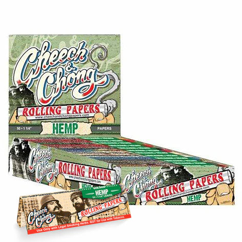 Cheech & Chong Hemp Rolling Papers | 1 1/4 | 25pk Display