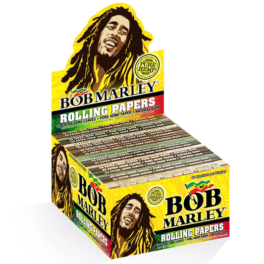Bob Marley Hemp Rolling Papers | King Size | 50pk Display