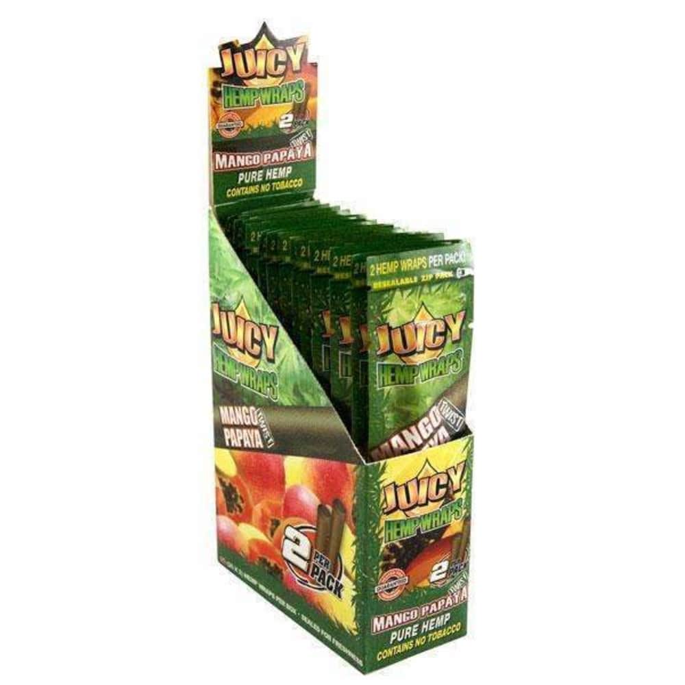 Juicy Terp Enhanced Hemp Wraps | 2pc | 25pk Display