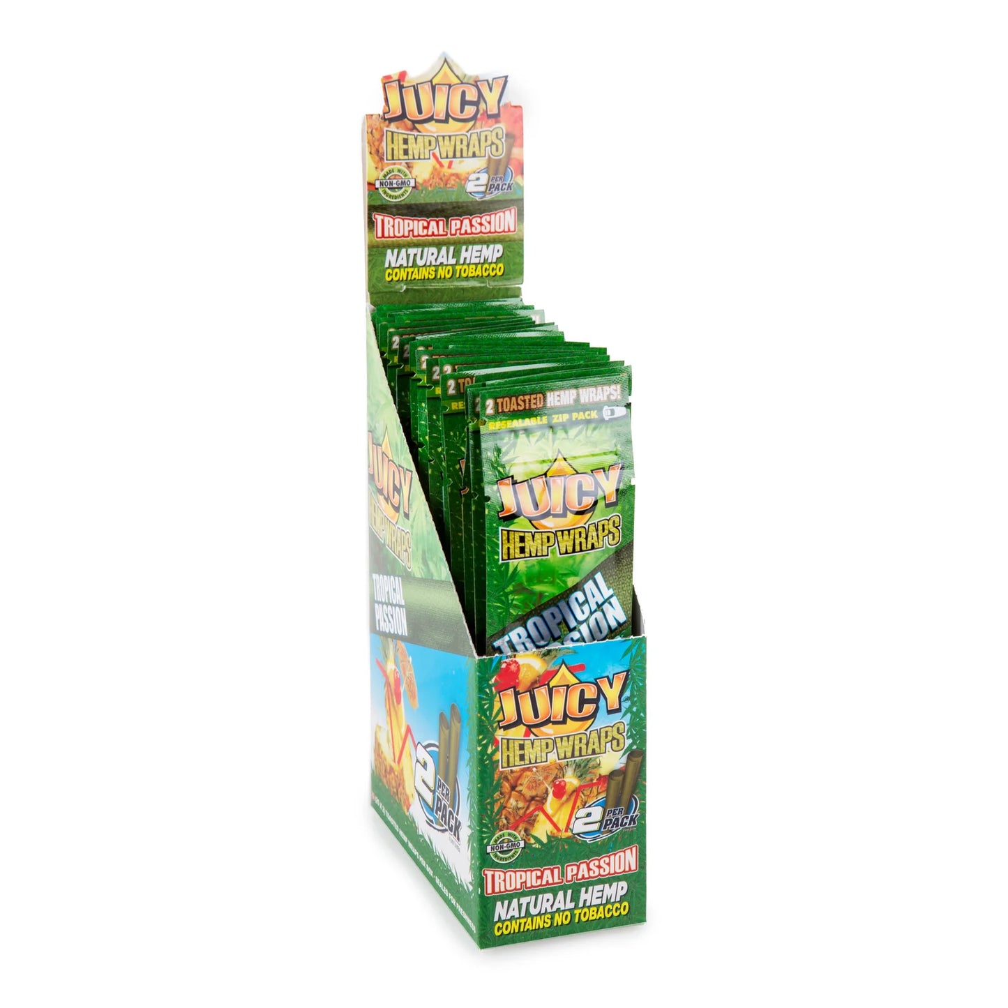 Juicy Terp Enhanced Hemp Wraps | 2pc | 25pk Display