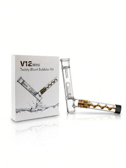 V12 Twisty Glass Blunt Bubbler Kit