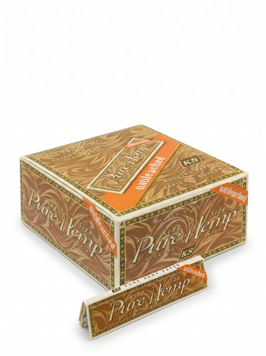 Pure Hemp Organic Rolling Papers | King Size| 50pk Display