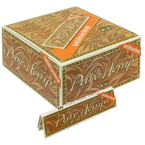 Pure Hemp Organic Rolling Papers | King Size| 50pk Display
