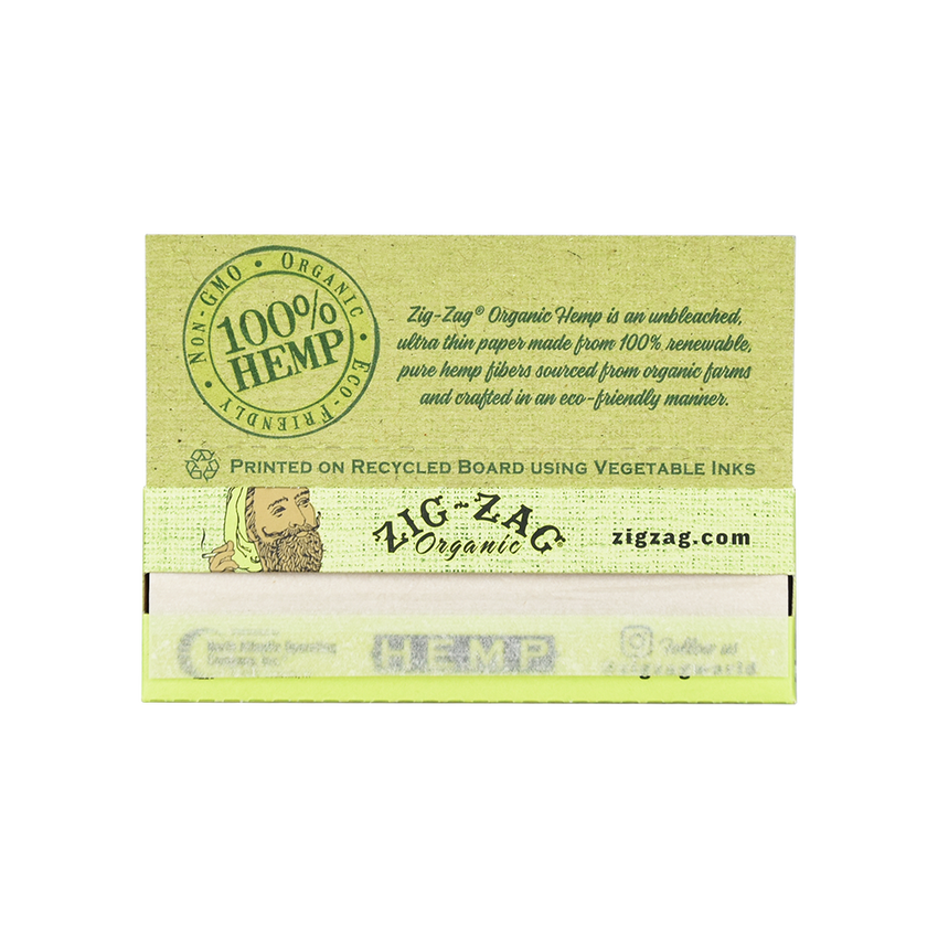Zig Zag Organic Hemp Rolling Papers |  1 1/4 | 24pk Display