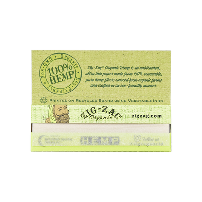 Zig Zag Organic Hemp Rolling Papers |  1 1/4 | 24pk Display