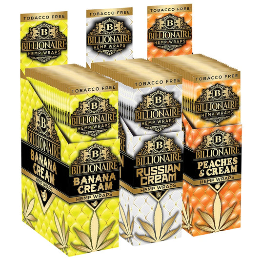 Billionaire Hemp Wraps | 2pc | 25pk Display