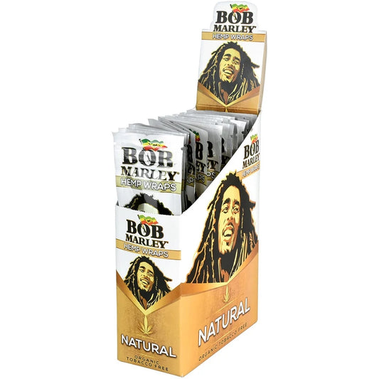 Bob Marley Hemp Wraps | Natural | 25pk Display