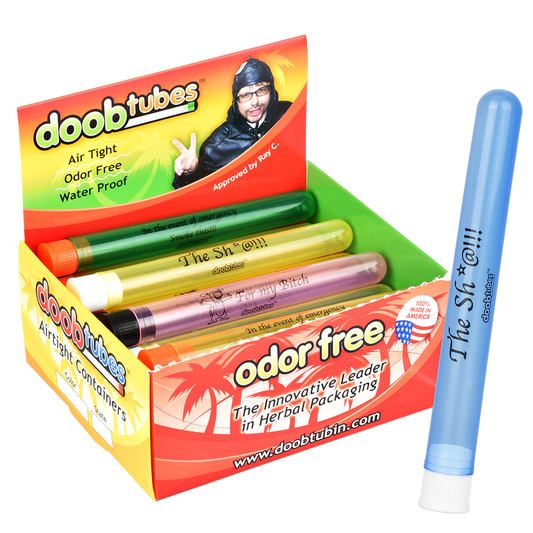 Doob Tubes Pre-Roll Large Container | Assorted Designs | 25ct Display