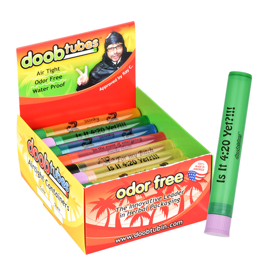 Doob Tubes Pre-Roll Small Container | Assorted Designs | 25ct Display