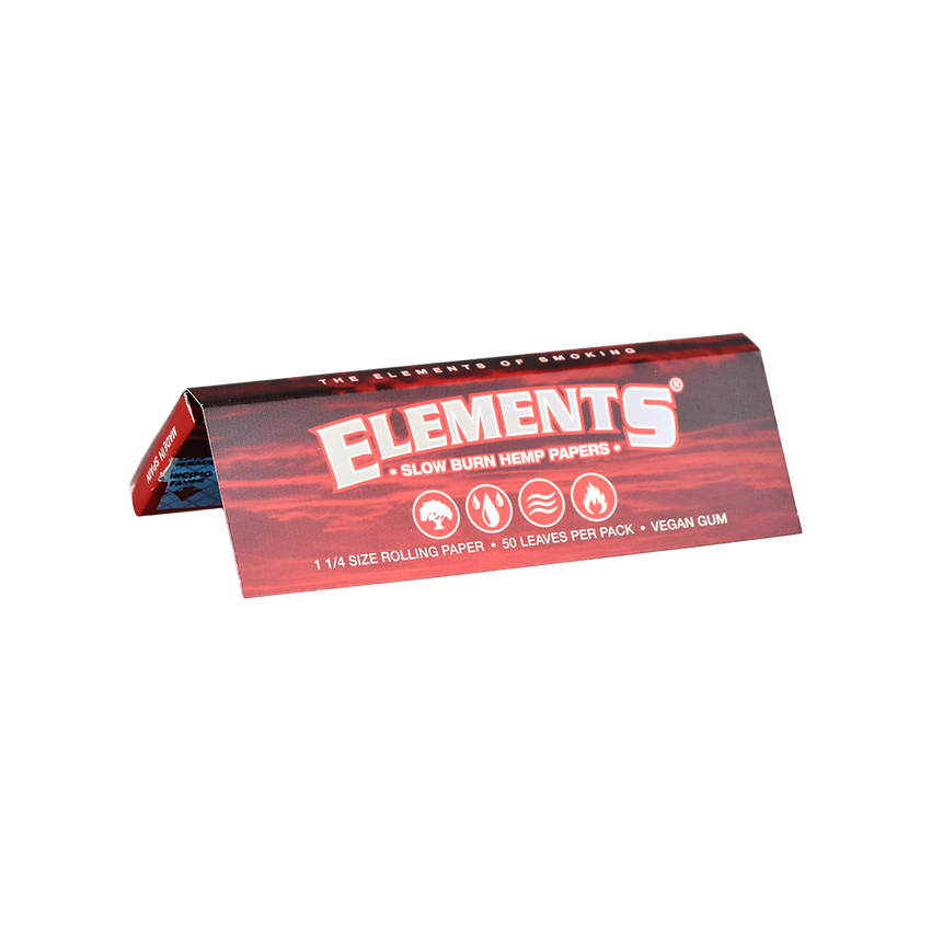 Elements Hemp Rolling Papers | 1 1/4 | 25pk Display