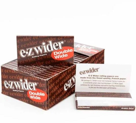 EZ Wider Rolling Papers | Double Wide | 24pk Display