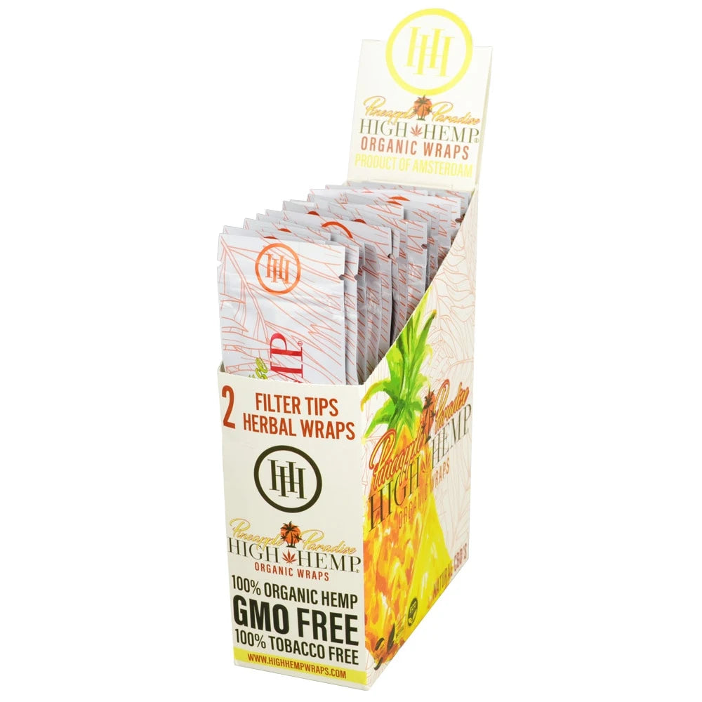 High Hemp Organic CBD Wraps | 25pc Display