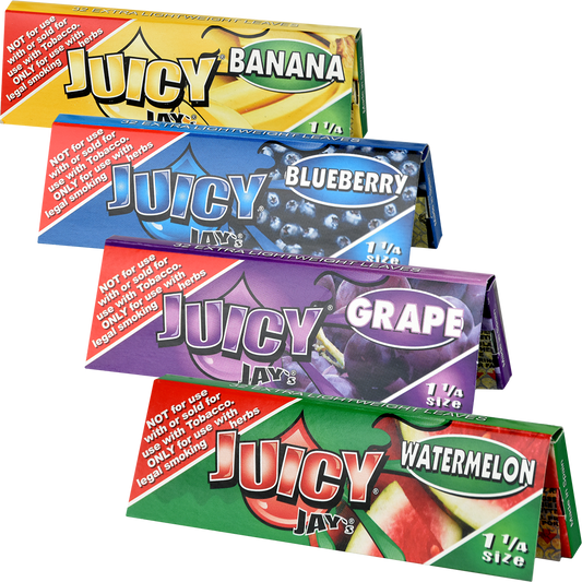 Juicy Jay's Flavored Rolling Papers | 1 1/4 | 24pk Display