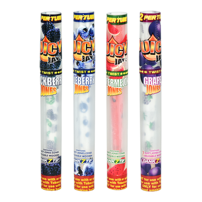 Juicy Jay's Pre-Rolled Cones & Wood Tip | 2pc | 24pk Display