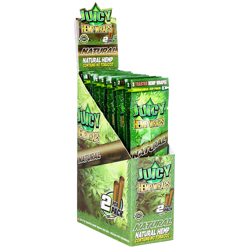 Juicy Terp Enhanced Hemp Wraps | 2pc | 25pk Display