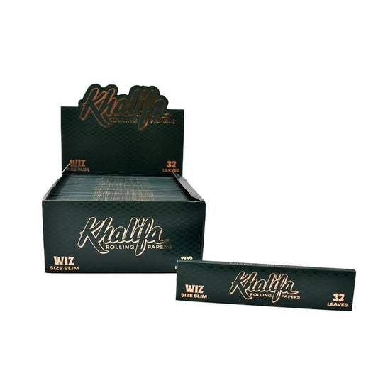 Khalifa Rolling Papers | Wiz Size Slim | 50pk Display